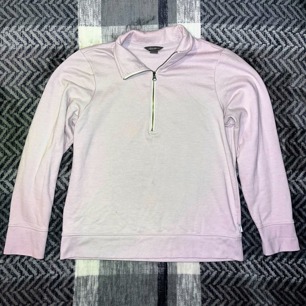 Eddie Bauer Women’s Camp Fleece Long-Sleeve 1/4-Zip
Small
Pink